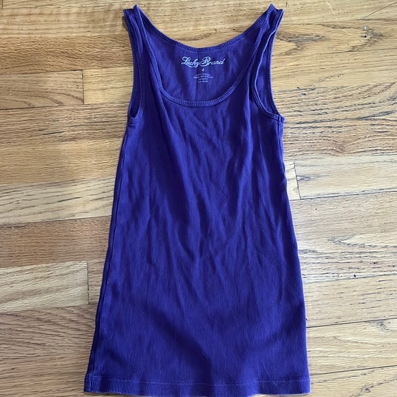Lucky brand tank top small purple - Picture 1 of 4